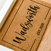 Custom Family Surname - Doormat