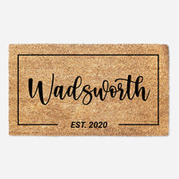 Custom Family Surname - Doormat