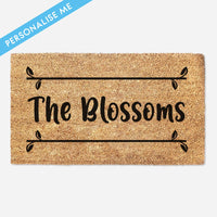 Family Name - Doormat