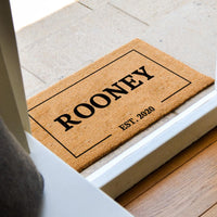 Custom Family Surname - Doormat