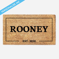 Custom Family Surname - Doormat