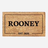 Custom Family Surname - Doormat