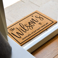 He Just Hasn't Asked Yet Door Mat - Eventually Funny Doormat