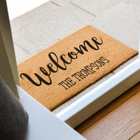 Custom Last Name - Doormat
