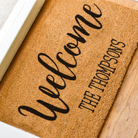 Custom Last Name - Doormat