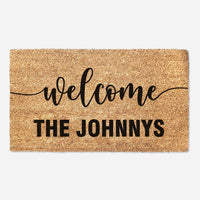 Personalized Last Name Doormat - Farmhouse Decor