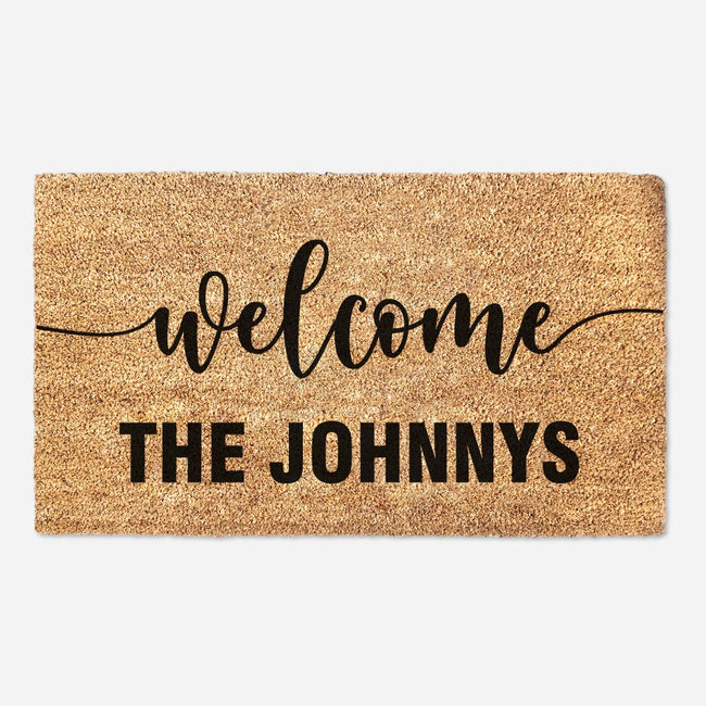 Personalized Last Name Doormat - Farmhouse Decor