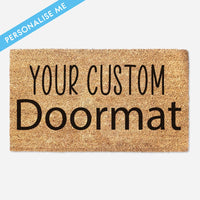 Your Custom Doormat - Personalize The Perfect Customized Door Mat For The Ultimate Unique Gift