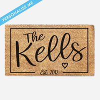 Custom Family Name - Doormat
