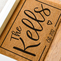 Custom Family Name - Doormat