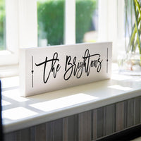 Custom Family Name - Wood Sign