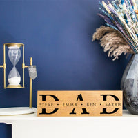 Custom Name 'Dad' - Wood Sign