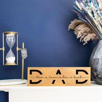 Personalised 'Dad' - Wood Sign