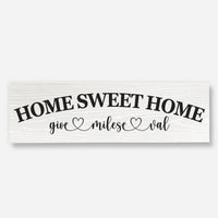 Personalised Home Sweet Home - Wood Sign
