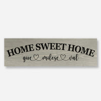Personalised Home Sweet Home - Wood Sign