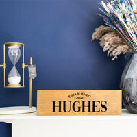 Personalised Family Name - Wood Sign