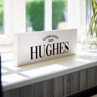 Personalised Family Name - Wood Sign