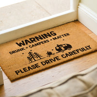 Drunk Campers Matter - Doormat