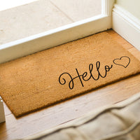 Hello Doormat - Greeting Door Mat