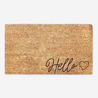 Hello Doormat - Greeting Door Mat