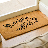Nature Is Calling Doormat