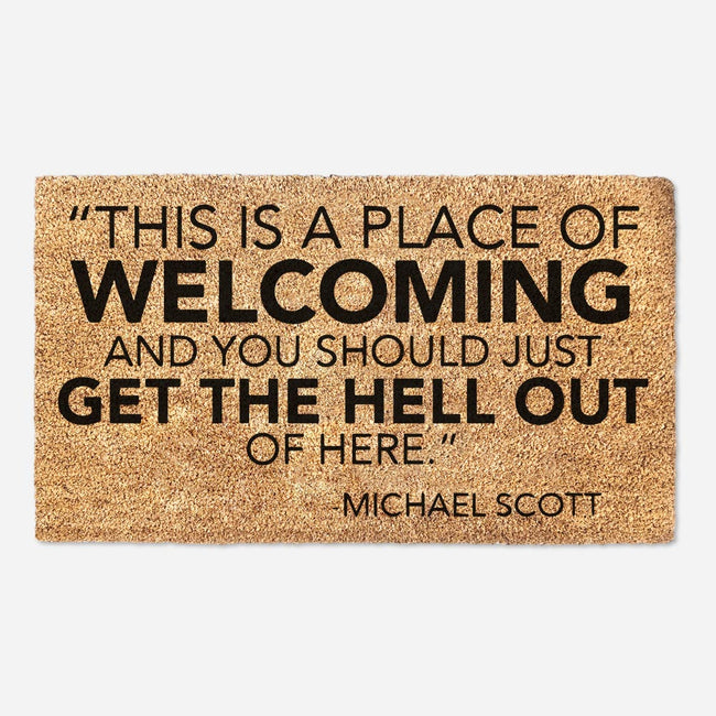 Michael Scott Doormat - The Office Gift