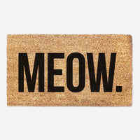 Meow! - Cat Lover Welcome Doormat