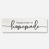 Happiness Is Homemade - Wood Sign