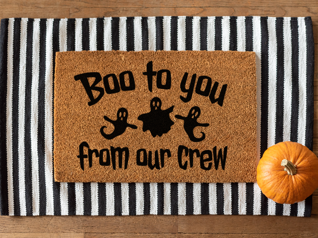 Boo to You from our Crew - Doormat