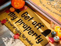Get Off My Property - Doormat