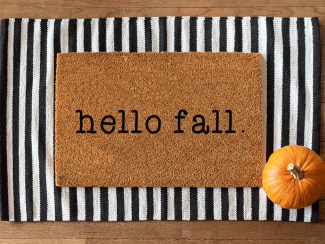 Hello Fall - Doormat