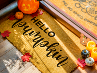 Hello Pumpkin - Doormat