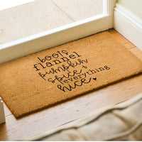 Pumpkin Spice Doormat - Pumpkin - Seasonal Coir Mat