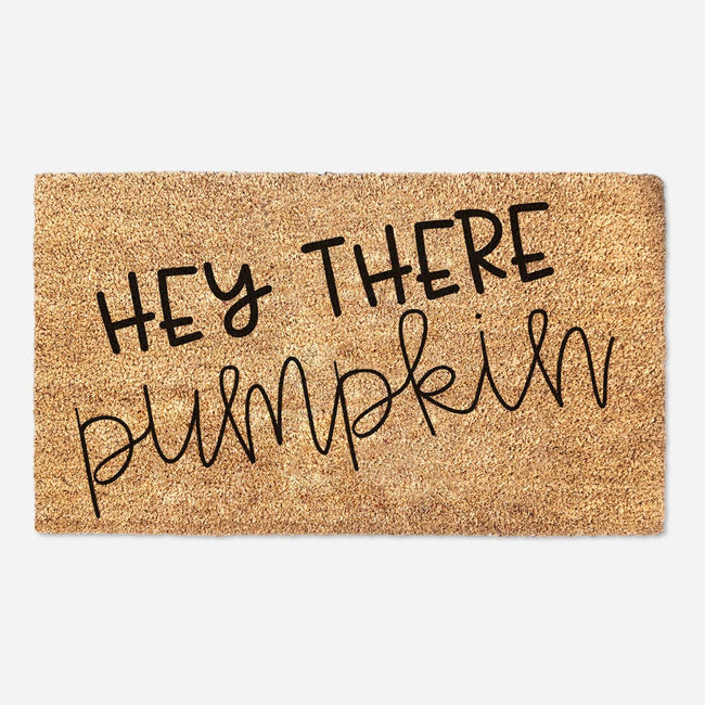 Hey There Pumpkin Doormat - Seasonal Coir Mat