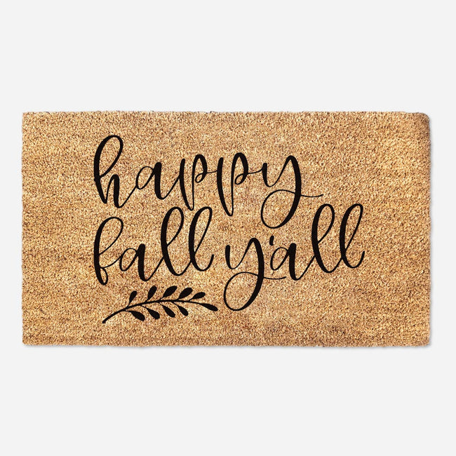 Happy Fall Yall - Seasonal Doormat