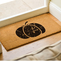 Pumpkin Doormat - Pumpkin - Seasonal Coir Mat