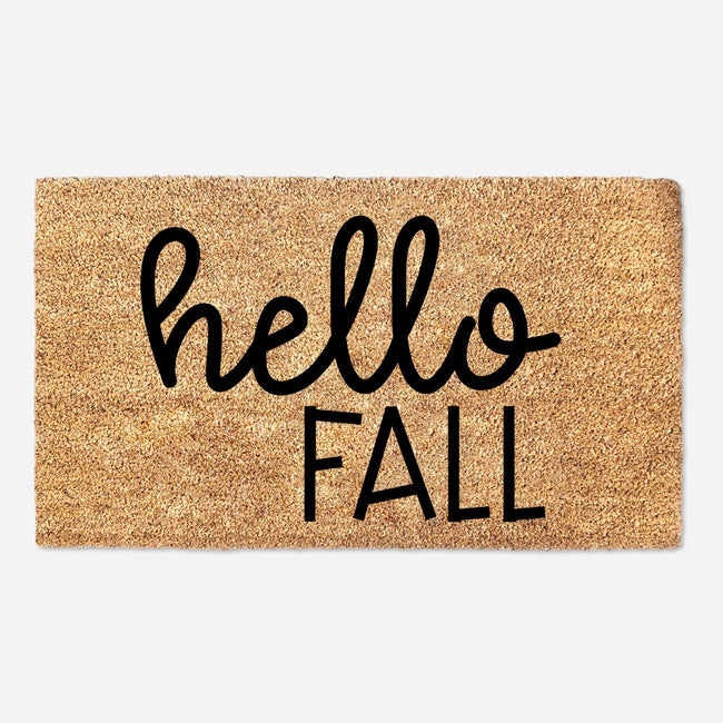 Hello Fall Doormat - Seasonal Coir Mat