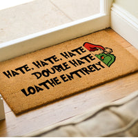 The Grinch Doormat - Funny Christmas Doormat