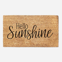 Hello Sunshine Doormat  - Custom Welcome Mat