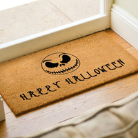 Happy Halloween - Skull Head Doormat