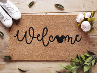 Personalized Couples and Friends Name Doormat / Custom Coir Door Mat / New Home Gift / Housewarming Gift