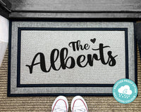 Personalized Gift - Outdoor Personalized Rug - Outdoor Doormat - Washable Custom Rug - Personalized Door Mat - Welcome Doormat - Family Gift