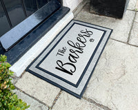 Personalized Outdoor Rug - Personalized Door Mat - Family Name Rug - Pet Gift - Dog Lover Door Mat - Dog Doormat - Washable Custom Rug