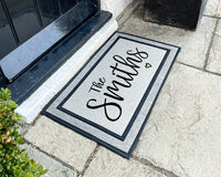 Personalized Doormat - Custom Doormat - Outdoor Personalized Rug - Housewarming Gift - Closing Realtor Gift - New Home - Washable Custom Rug