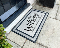 Wedding And Engagement Gift - Eventually Personalized Outdoor Rug - Personalized Door Mat - Gifts For Couples - Washable Custom Rug