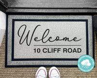Personalised Home Rug - New Home Outdoor Rug - Personalized Door Mat - Housewarming Gift - Closing Gift Door Mat - Washable Custom Mat