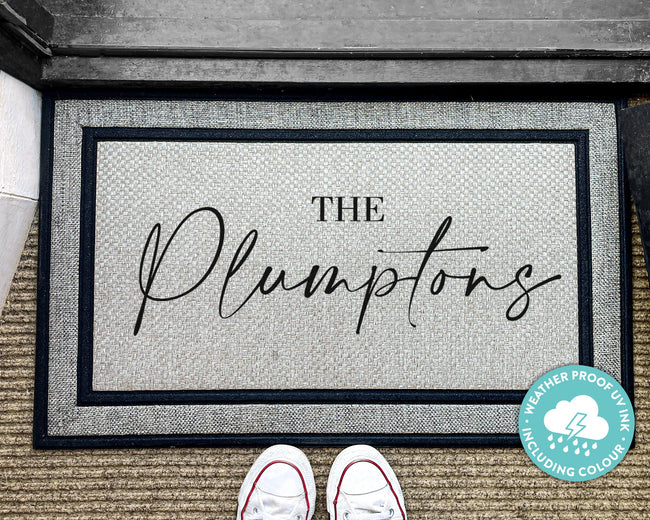 Personalized Framed Doormat