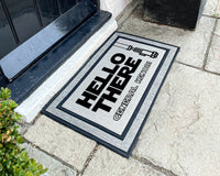 Hello There General Kenobi Star Wars Outdoor Rug - Star Wars Lover Doormat - Starwars Outdoor Door Mat - Disney Doormat - Star Wars Gifts