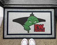 Ew People Grinch Doormat - The Grinch Outdoor Welcome Doormat - Funny Gifts - Outdoor Custom Washable Rug - Christmas Doormat - Fandom Gift
