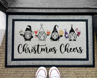 Waterproof Christmas Doormat - Customized Welcome Mat - Gift For Her - Gifts For Him - Xmas Outdoor Rug - Washable Rug - Festive Welcome Mat